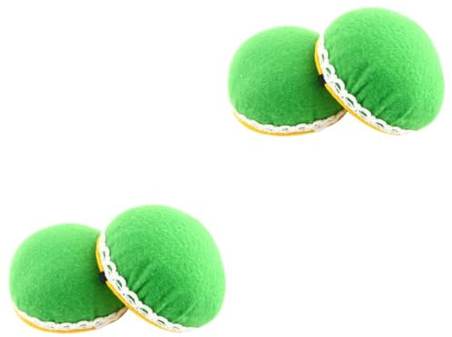 SHINEOFI 4 Stück Nadelkissen Nadelfilzkissen Kugel zur Stiftaufbewahrung Gehäuse für Handgelenkstifte Rasseln für Babyspielzeug Nadelhalter Kissen nähen Haushalt Pin-Stecker die Blumen