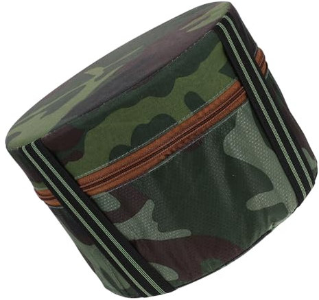 POPETPOP Tragbarer Leichter Gartenhocker Hoher Klappbarer Sitzhocker Für Outdoor Camping Angeln Und Gartenarbeiten Stabiles Und Bequemes Sitzmöbel Im Camouflage-Design