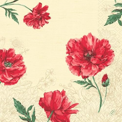 1000 Duni Tissue-Servietten 40 x 40 cm Monique 3-lagig