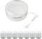 Yogurtiera, Macchina Per Yogurtiera Multifunzionale con 7 Tazze Yogurtiera con Controllo della Temperatura Yogurtiera Automatica a Temperatura Costante Spina Eu 220v(EU Plug)