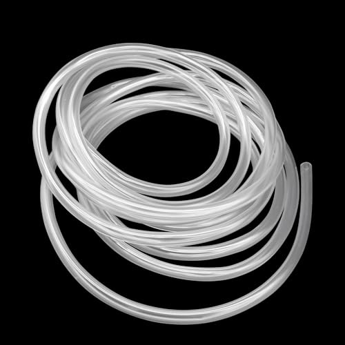 iMeistek 3 m PVC genomskinligt slangrör, 7 mm ID x 10 mm OD plast flexibelt PVC-vinylrörsrör för vatten och luftslangar