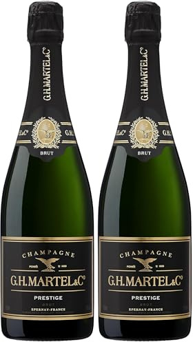 G.H. Martel & C Champagne Brut Prestige 750 Ml (Lot de 2)