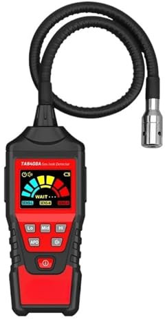 NIWPPKIMX Detector de Gas Combustible TA8408 Detector de Fugas de Alarma inflamable de Gas Natural Detector de Gas Combustible