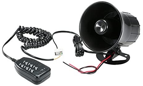 Super Lautes Auto Sirene, Klares 6 -Ton -Megaphon 12V Traditioneller Horn für das Autohorn für Auto -Motorrad