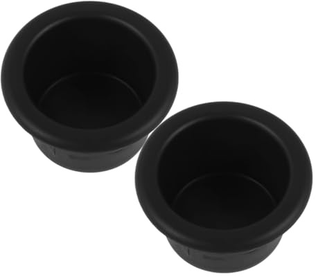 BATHVEVE 2pezzi Portabicchieri in ABS per Camper Barca Maniglie Reclinabili Supporto per Bicchieri Multifunzionale Facile Installazione