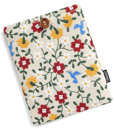 TiMOVO Sleeve Case for 7 E-Reader Book, Paperwhite and Colorsoft Signature Edition (2024 Released), Protective Pouch Bag Case Cover for 6-7 Inch kobo eReader, Hummingbird Garden