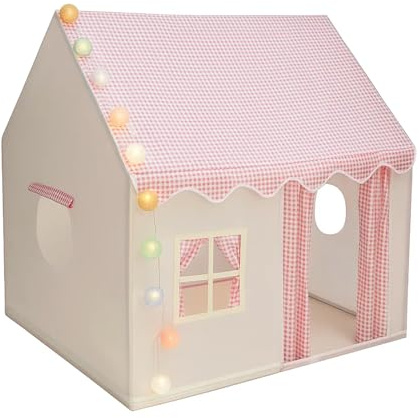 SUNNYNEST Play Tent 118X102X128CM Play Tent for Girls with Multi-Coloured Ball Lights Indoor Outdoor Teepee for Children Boys Girls Magical Gift for Birthday hristmas Toys for 3-7 Year Old