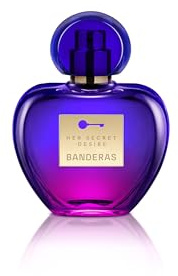 Banderas – Her Secret Desire – Eau de Toilette Spray für Frauen, Blumig-Fruchtiger und Süßer Duft – 50 ml / 1,7 Fl Oz