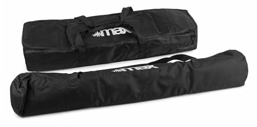 MAX AC150 Set de Fundas Universal PartyBar - Fundas Protectoras Set de iluminación Partybars, Color Negro, Protección Profesional, Ideal para un Transporte Fácil y Seguro