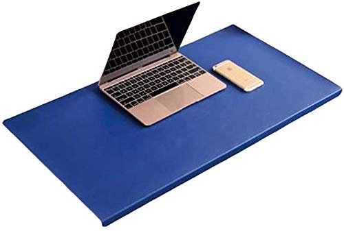 Weichem Leder Schreibtischunterlage mit Kantenschutz,Rutschfeste Mauspad Große Tischunterlage für Tastatur Laptop,Büro Schreibenmatte Schreibtisch Organizer Matte