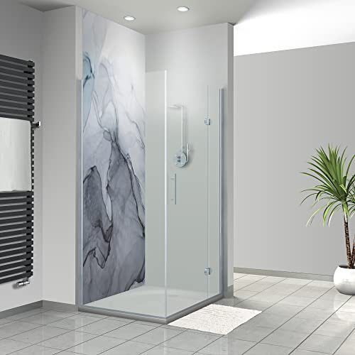 WANDFREUDE individuelle Duschrückwand Aluverbundplatte auf Maß (1 Stück - Hochtexturierte Ölfarbe - Premium Brillant Lack) – Dusche Wandverkleidung Duschwandverkleidung Duschrückwände