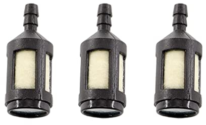 MCHNIC Lot de 3 filtres à essence universels pour tronçonneuse Stihl Dolmar Husqvarna Homelite McCulloch Solo, etc.