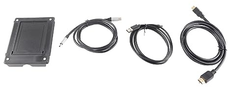 ASHATA Monitor Portátil, Pantalla de 17,3 Pulgadas 1600x900 Ángulo de Visión de 178°, 300CD M2 Brillo 16:9 Extensor de Monitor de Computadora Portátil para Teléfono PC, para Negocios,