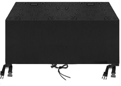 HOLEILUCK Abdeckung Gartenmöbel 100x70x90cm Abdeckhaube Gartenmöbel Rechteckig Multi größe Abdeckplane Gartentisch Abdeckung Balkon Polyester Abdeckplane Schutzhülle für Sitzgruppen Sitzgarnituren