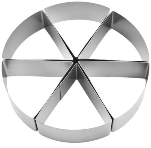 Muteitt Cake Divider Stainless Steel Cake Separators Round Bread Equal Portion Marker Baking Tool