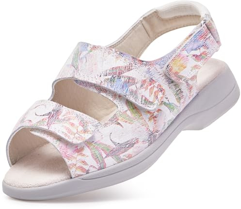 Cosyfeet Sunny - Orchid - 5-6E Width - Extra Wide Women's Sandals