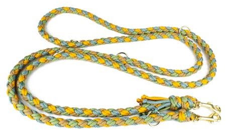 Hundeleine Tierluxe Welle Paracord Handgeflochten (Sommer, S Lienelänge: 200 cm)