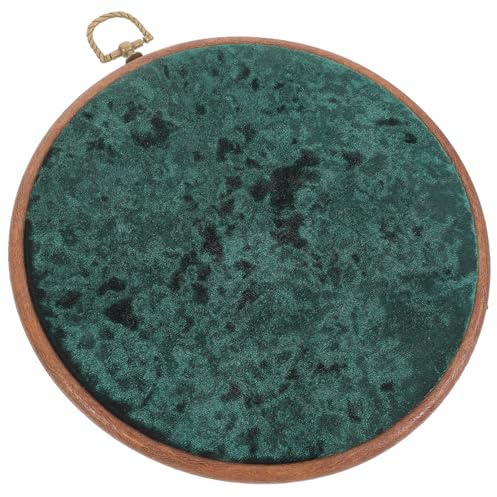 MUELODSIC Pannello e Salva Spazio in Velluto Porta Spille per Gioielli Rotondo Resistente Organizer Accessori da Parete e Smalti per Soggiorno e Decorazione