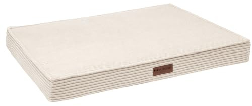 By Cee Cee Orthopädisches Hundekissen - Orthopädische Hundebett – Royal Collection Hundebett – Rippenstoff - Mokka Taupe - 100x70 - Bubble Memory Foam (Beige)