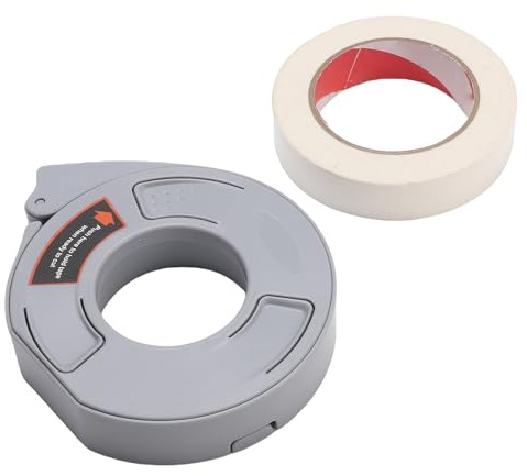 MENDUNER Applicateur de Ruban de Masquage de Précision avec Poignée Ergonomique, Distributeur de Ruban pour Lignes de Coulis, Bordures de Carrelage, Peinture, Calfeutrage, Application