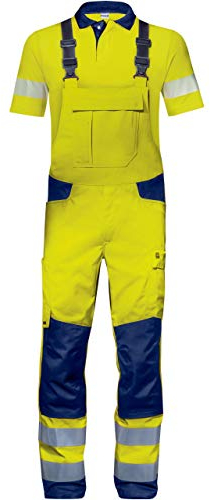 Uvex Suxxeed Construction Gelbe Herren-Arbeitshose - Latzhose 50