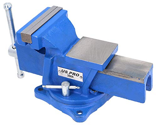 4” Heavy Duty Engineer Swivel Bench Vice Vise Clamp Workbench with Anvil