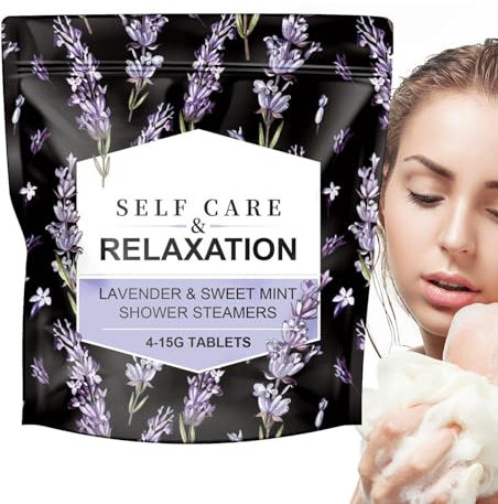 Bombes De Douche Aromathérapie Coffret | Comprimés De Douche Pamplemousse, Lavande Menthe, Eucalyptus Menthe, Romarin Menthe | Kits De Relaxation Et De Soins Personnels Aromathérapie SPA