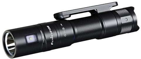 FENIX LD12R LED Taschenlampe mit max. 600 Lumen + 100 Lumen Flutlicht + Magnet mit USB-C Ladekabel auch für normale AA Mignon Alkali Batterien und NiMH Akkus