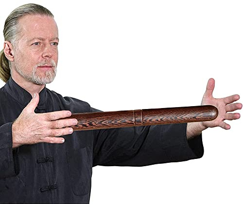 Tai Chi Stick - Traditional Chinese Wooden Tai Chi Ruler for Martial Arts Qigong Kungfu Training Sticks - Tai Chi Bang For Beginners