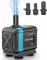 Pawfly Aquarium Submersible Water Pump 2100L/H Ultra Quiet Water Fountain Pump with 2 m Lift Height Adjustable Water Pump for Fish Tanks Ponds Gardens Waterfalls Statuary and Sumps
