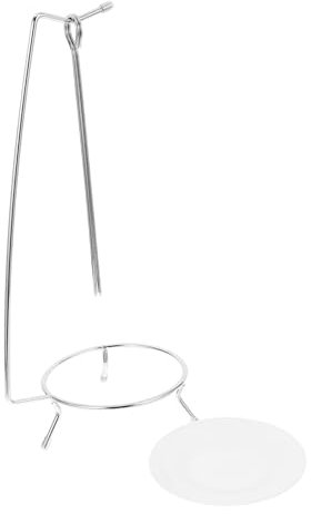 OKUMEYR Soporte Para Brochetas De Acero Inoxidable Con Colgador, Tamaño Compacto, Resistente y Reutilizable, Para Barbacoas y Actividades Al Aire Libre, Incluye 2 Brochetas