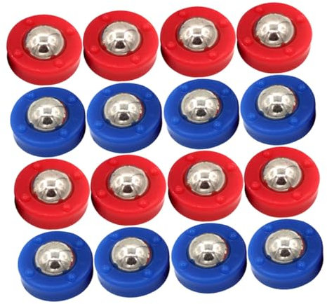 BESPORTBLE 28stücke Teiliges Tischspiel-rollball-Shuffleboard-zubehör Stahl Und Kunststoff Für Standard-Tisch-Shuffleboard-Spiele
