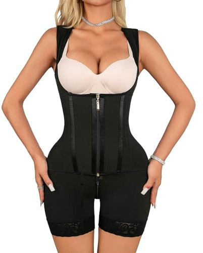 ZCJ Body Contenitivo Modellante Donna Bodysuit Snellente - Intimo Modellante Senza Cuciture con Effetto Pancera Piatta, Corsetto Dimagrante e Spallino Regolabile XXL