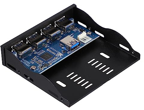 DIYEAH Panel Frontal USB Computadora Soporte de Concentrador de Conectores Accesorio de Computadora para Escenario de Oficina