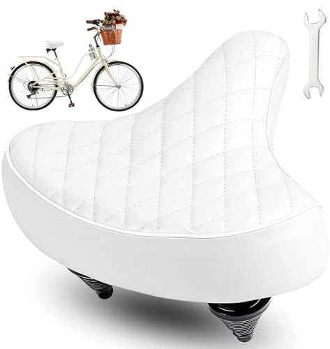 GRELiving Fahrradsattel-Bequemer Gelsattel für Damen & Herren|Ergonomischer Komfortsitz für Stadtrad,MTB & Retro-Bikes(26×27cm)|Atmungsaktiv & Wasserdicht