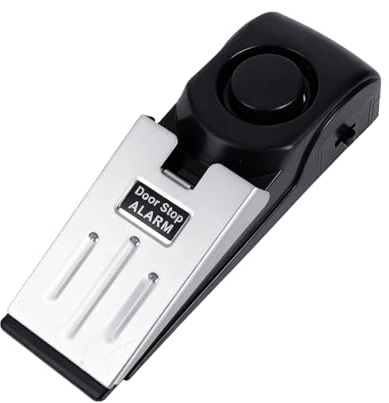 Bloqueur de Porte Sécurisé avec Alarme 120 DB - Sécurité Domestique pour Porte d'Entrée et Voyage - Cale Porte Alarme - Maison, Appartement, Hôtel