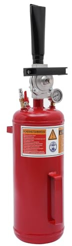 Druckluft Reifenfüller 8 l, Reifen Booster mit 6-8 bar, Befüllhilfe für Verschiedene Reifen, Reifenfüllkanone für Motorrad und Elektrofahrzeug, tragbarer Reifenschockfüller