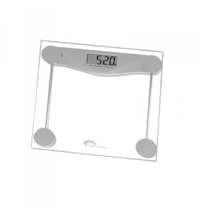 LITTLE BALANCE 8193 SB2 Transparent, Pèse-personne électronique, 160 kg, Transparent