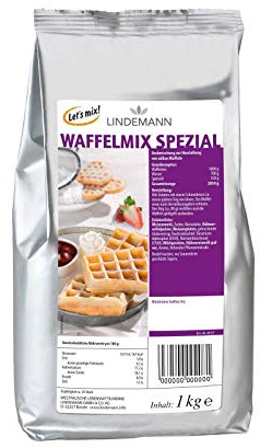 Waffelmix Spezial 1 kg Backmischung zur Herstellung von süßen Waffeln