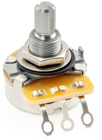 CTS 450 A500K Pot Standard Split Shaft 3/8 Inch 10% Audio Taper Potentiometer for Electric Guitar Bass