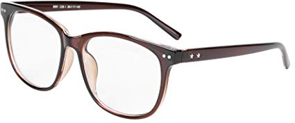 Brille Brillengestelle Ohne Sehstärke Voll Rahmen Stern Pantobrille Streberbrille Fensterglas Nerdbrille Damen Herren Ebenenspiegel Brillefassung Lesebrille Winddicht Leicht Vintage Transparent