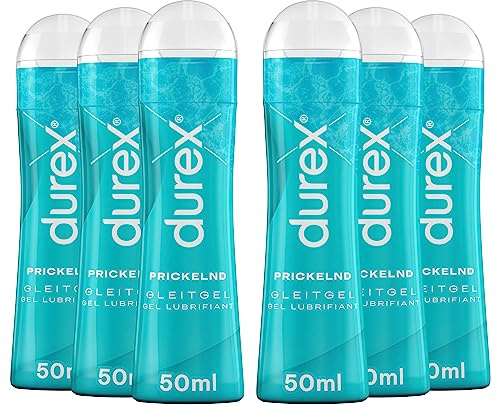 Durex Play Prickelnd 300ml 6er Pack Sparpack Gleitgel Erlebnisgel Massagegel Analgel (6 x 50ml)