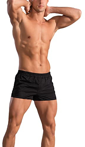 GYMAPE Uomo Pantaloncini Correre Sportivi da Allenamento per Bodybuilding da Palestra da 3 Pollici