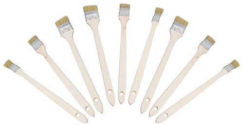 Long Reach Angled Radiator Paint Brush 25mm – 50mm Head Width 400mm 9pc