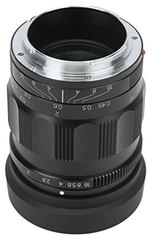 Zunate 50 Mm F1.1-F16 E-Mount-Kameraobjektiv, Große Blende, Manueller Fokus, Kamera-Prime-Objektiv, für A6600, A6400, A6000 und Andere E-Mount-Kameras