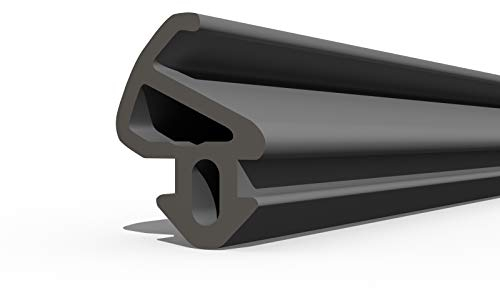Seiletech.de Fensterdichtung – S-900 – 10 m – LB PVC Fenster Gummidichtug – Schwarz – Zugluftstopper Profildichtung – Gummidichtug Dichtband Kunststofffensterdichtungen