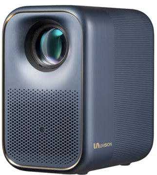 vidéoprojecteur Intelligent AllPlay avec Google TV, Full HD 1080p, WiFi et Bluetooth, Mise au Point Automatique, Correction trapézoïdale, Audio Dolby, Portable avec étui