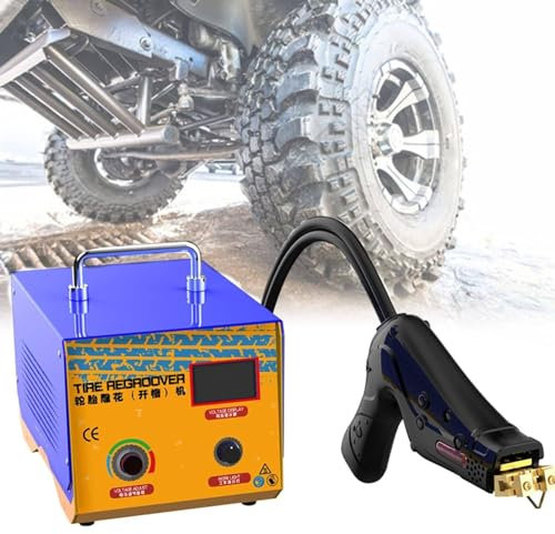 ExoticaBlend Machine de Regroover de Pneu en Caoutchouc 1000W, Machine à Rainurer Les Pneus Rainureuse de Pneus de Camion