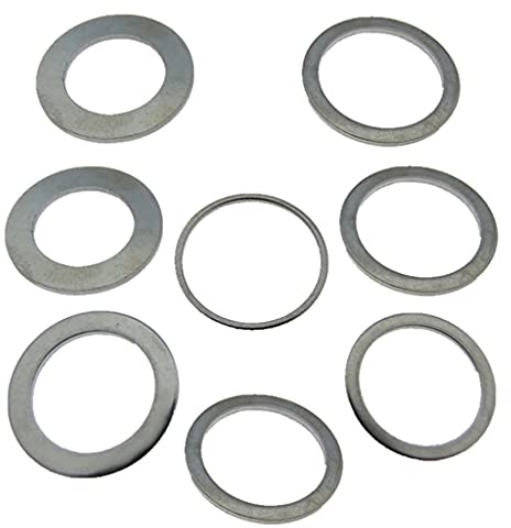 BYUTFA 8 pièces anneaux de réduction circulaires disque de Conversion d'anneau outils de rondelle de coupe coupe du bois