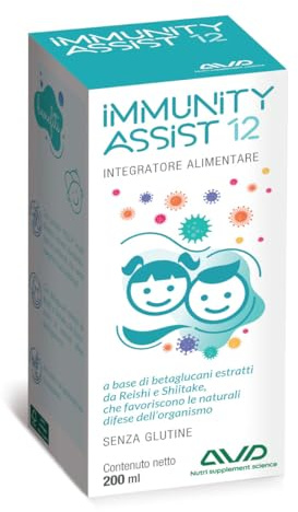 AVD REFORM | Immunity Assist 12 – Integratore per bambini con β-glucani, Propoli M.E.D.® e gemmoderivati – Flacone 200 ml – Prodotto in Italia